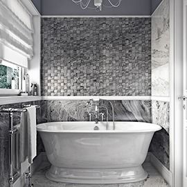 Ремонта ванной комнаты в классическом стиле