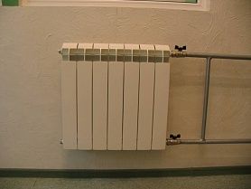 Заменили старый радиатор