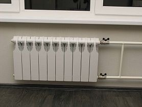 Заменили старый радиатор