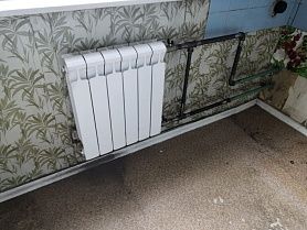 Заменили старый радиатор