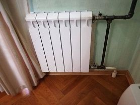 Установили батарею в Москве